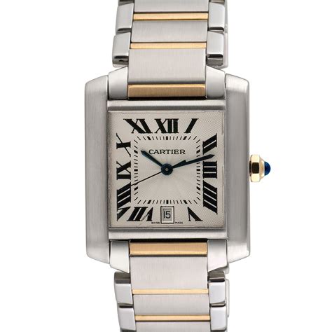 gold tank francaise cartier|cartier tank francaise pre owned.